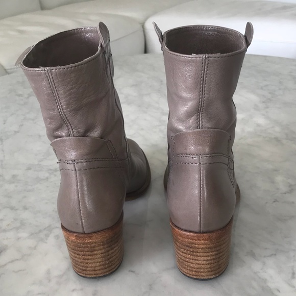 Alberto Fermani Grey Leather Boots— Barely Worn! - Picture 4 of 8